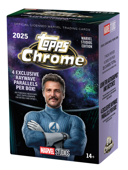Topps Marvel Studios Chrome 2025 Value Box