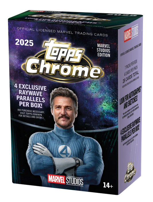 Topps Marvel Studios Chrome 2025 Value Box