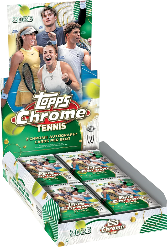 Topps Chrome Tennis 2026 - Hobby Box - PRE-ORDER