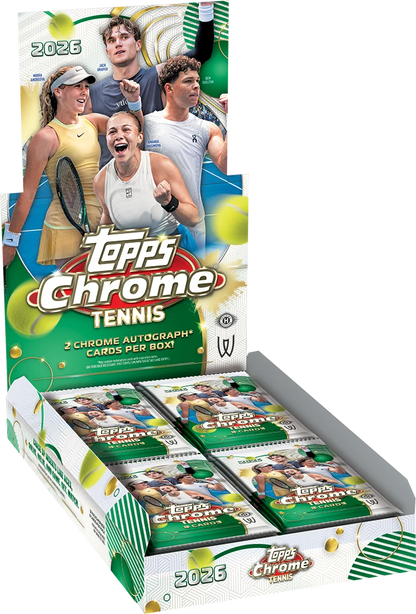 Topps Chrome Tennis 2026 - Hobby Box - PRE-ORDER