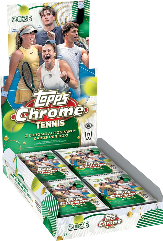 Topps Chrome Tennis 2026 - Hobby Box - PRE-ORDER