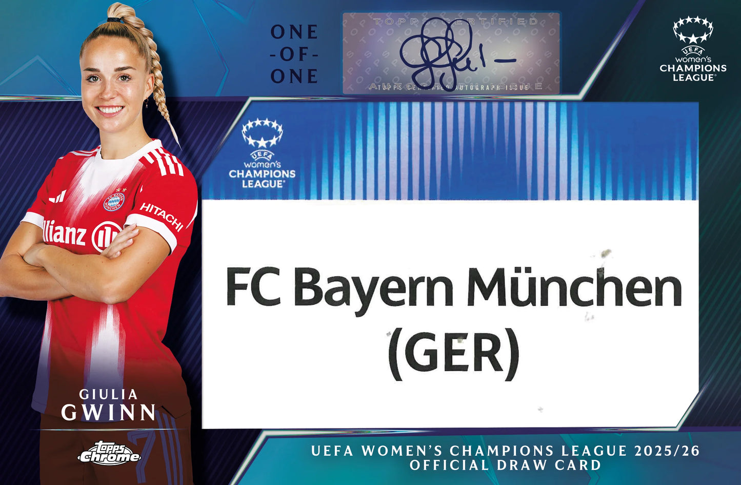 Topps Chrome UEFA Women's Champions League 2025/26 - Hobby Box