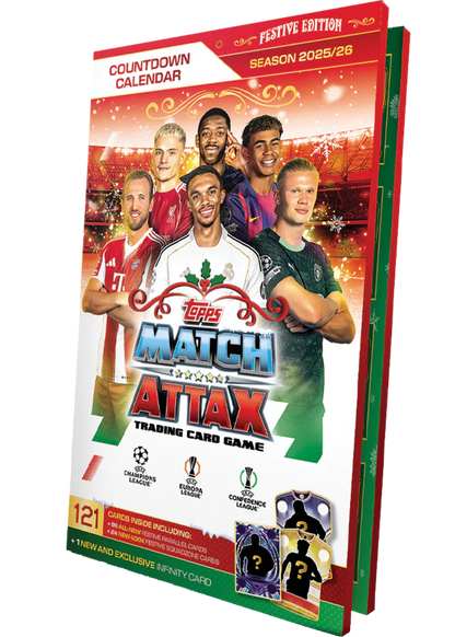 Topps Match Attax 2026 Festive Edition Advent Calendar