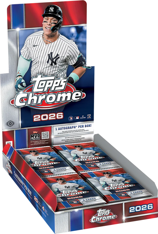 Topps Chrome Baseball 2026 - Hobby Box - Pre Order