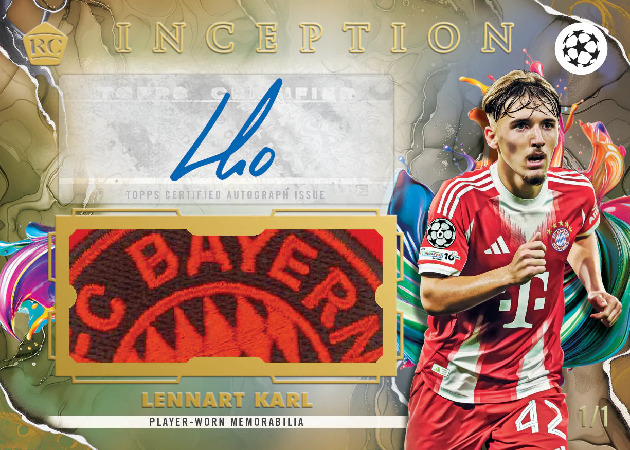 Topps Inception UEFA Club Competitions 2025/26