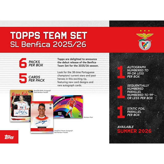 Topps Benfica Team Set 2025/26