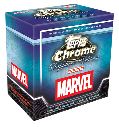 Topps Chrome Marvel Comics Sapphire Edition 2026- Hobby Box