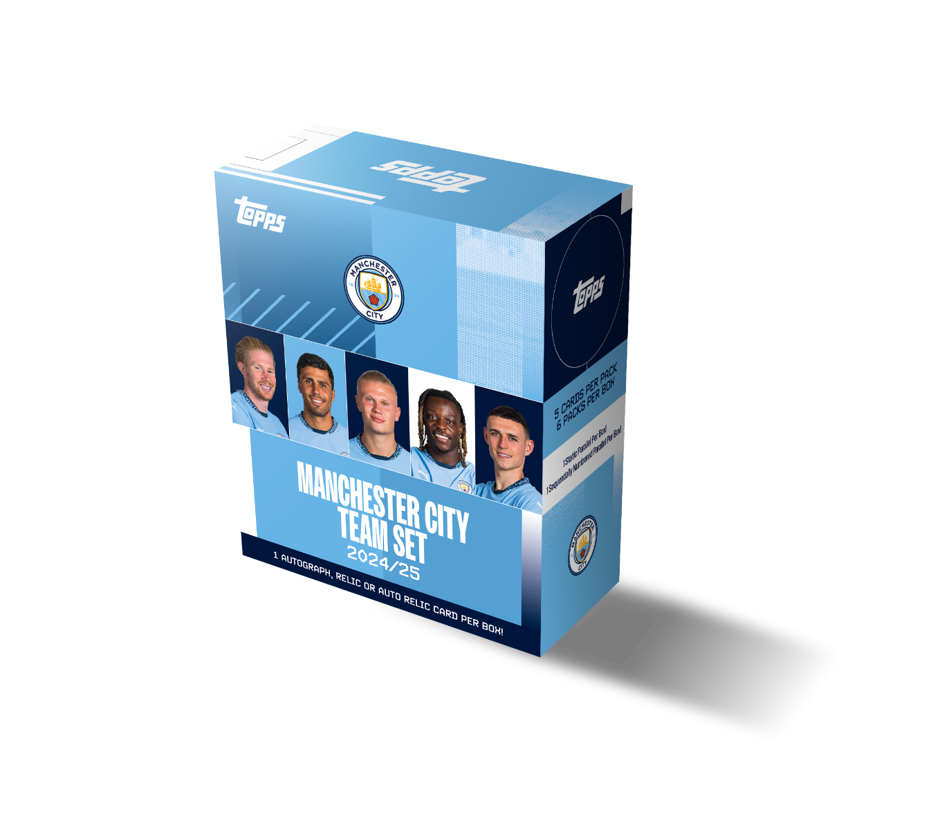 2024/25 Topps Manchester City FC Team Set