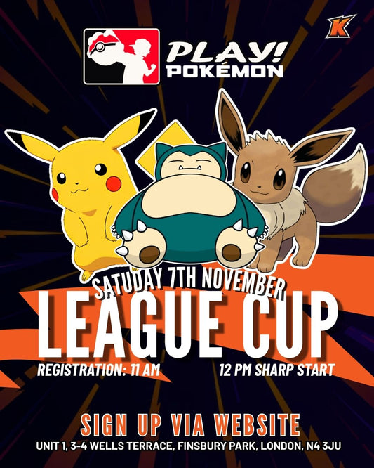 POKEMON PLAY - NOVEMBER LEAGUE CUP 2026 - SATURDAY 7TH NOVEMBER