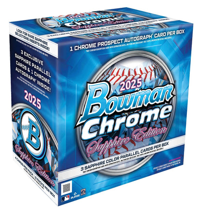 TOPPS Bowman Chrome Sapphire Edition Baseball 2025 - Hobby Box
