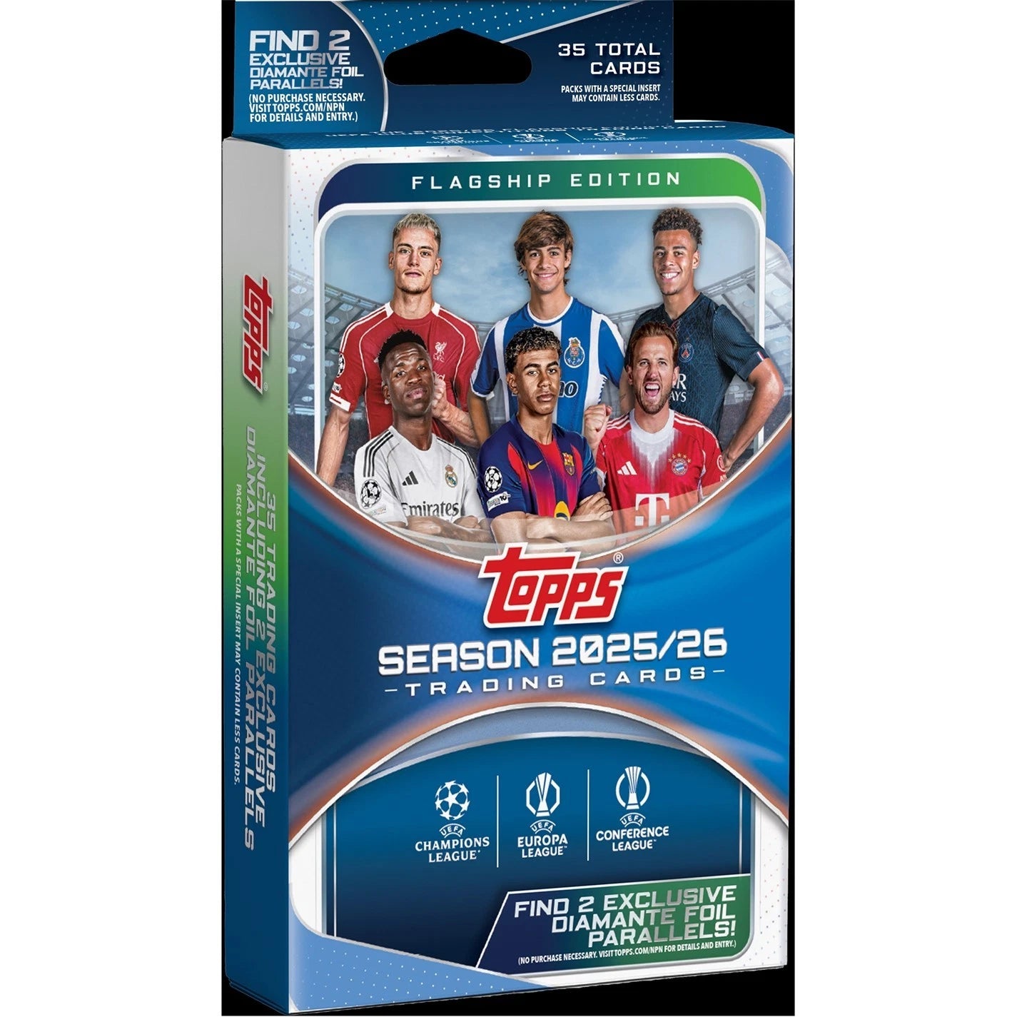 Topps UEFA Club Competitions Flagship 2025/26 Hanger Box