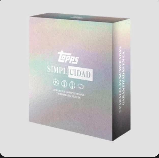 Topps UEFA Club Competitions Simplicidad 2025/26