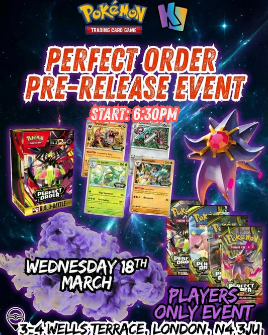 Perfect Order - Pre Release Event Ticket - Wednesday 18th March