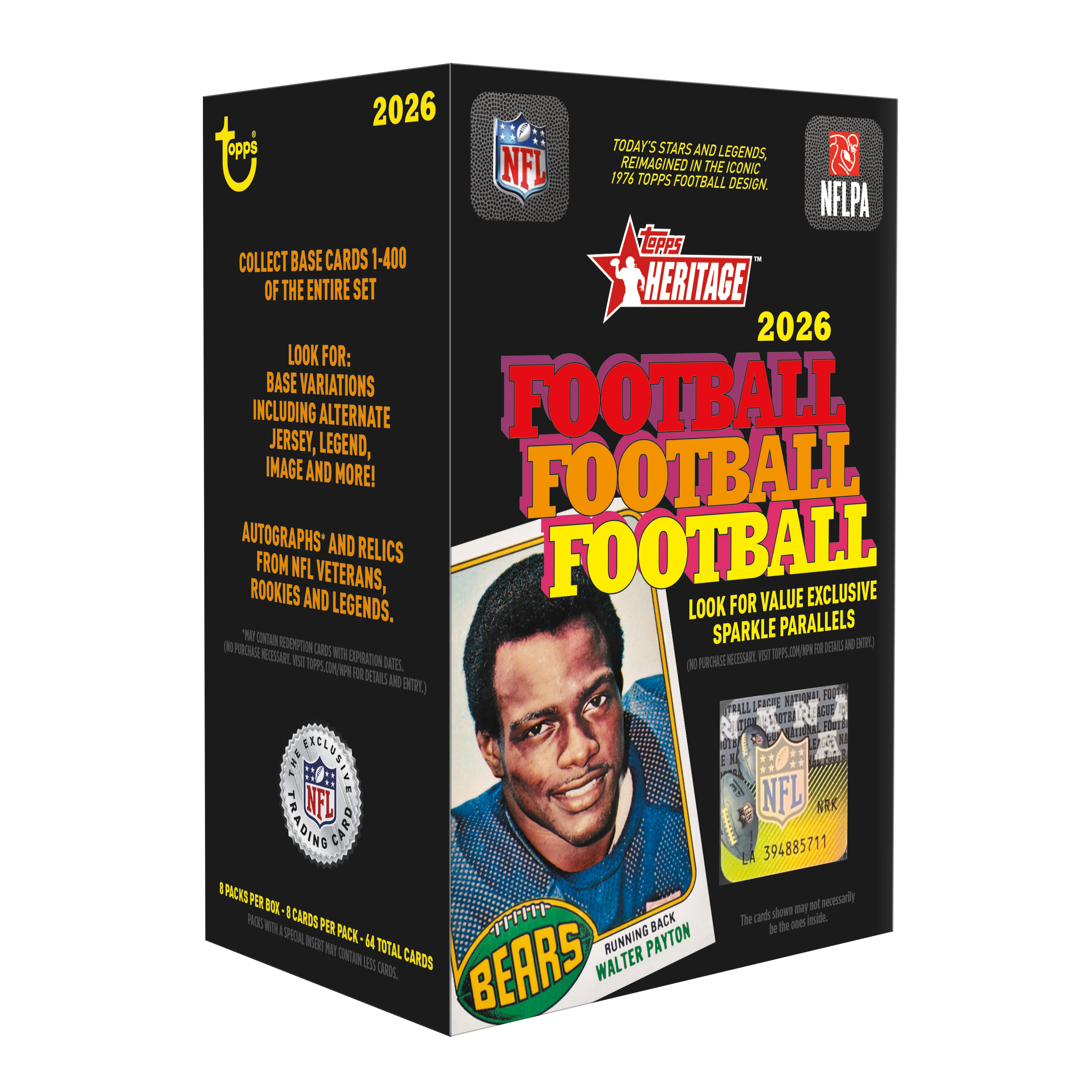 Topps Heritage Football 2026 - Value Box – Kaboom Sports Trading Cards Ltd