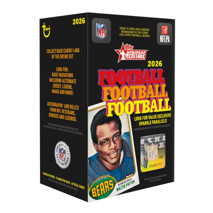 Topps Heritage Football 2026 - Value Box - PRE-ORDER