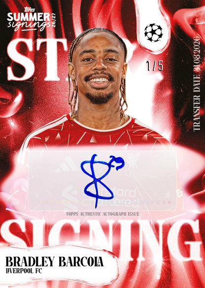 Topps UCC Summer Signings 2026-27