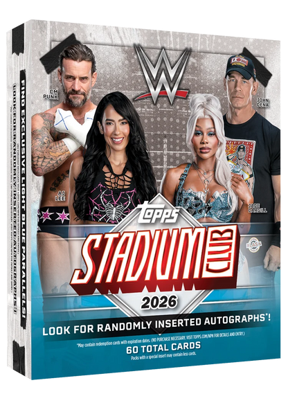 Topps WWE Stadium Club 2026 - Mega Box - PRE-ORDER