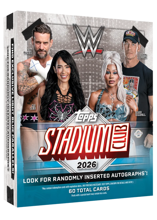 Topps WWE Stadium Club 2026 - Mega Box - PRE-ORDER