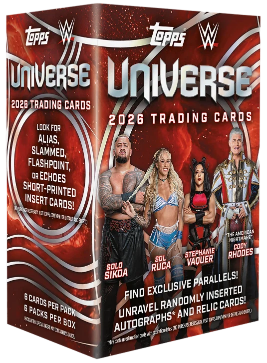 Topps Universe WWE 2026 - Value  Box - PRE-ORDER