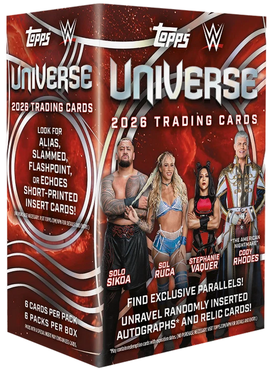 Topps Universe WWE 2026 - Value  Box - PRE-ORDER